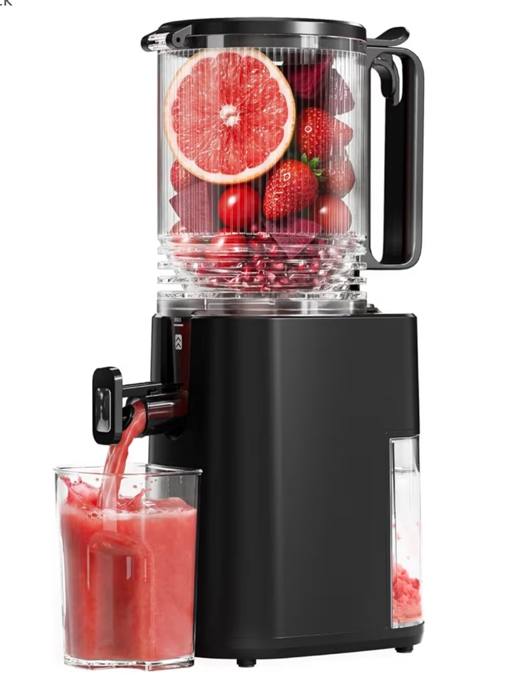 Cold press juicer 5.5 inch wide feed chute juicer extractor machine